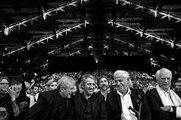 Claude Lelouch, Richard Anconina, Jean-Paul Belmondo & Bertrand Tavernier