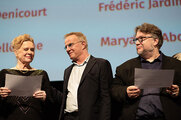Liv Ullmann, Christophe Lamber & Guillermo Del Toro