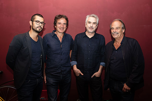 Cyril Bron, Christophe d'Yvoire, Alfonso Cuaron & Jean-Pierre Lavoignat